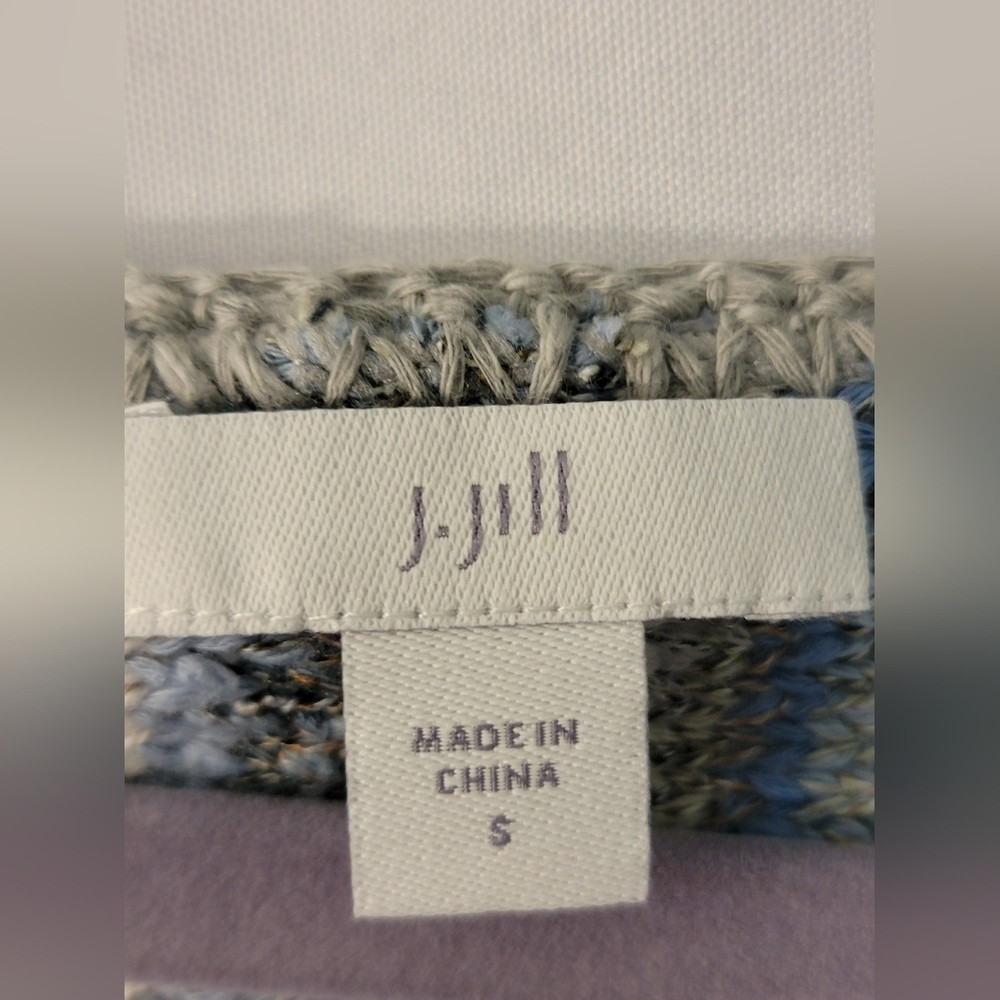 J. Jill Sweater with Oceanic Stripes Size S - Picture 2 of 11